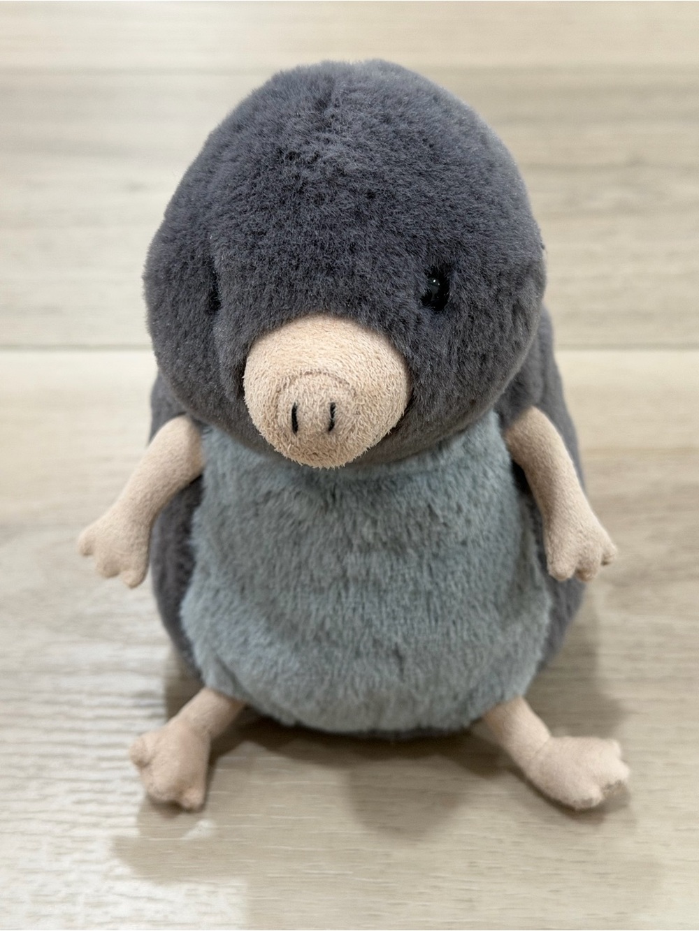 Jellycat Muswell Mole Cuddly Stuffed Animal Doll Authentic